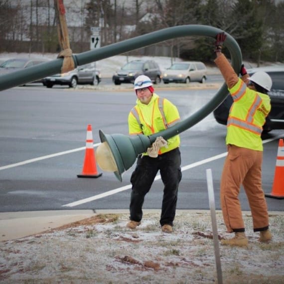 street light pole lighting